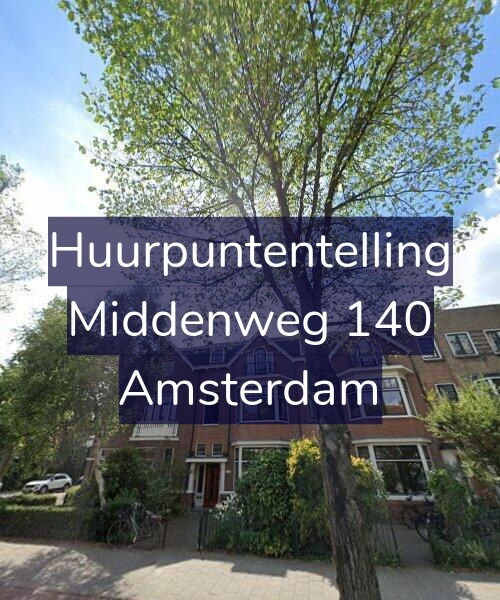 Foto gevel Huurpuntentelling voor Middenweg 140, Amsterdam