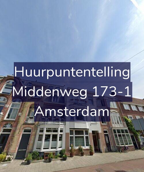 Foto gevel Huurpuntentelling voor Middenweg 173-1, Amsterdam