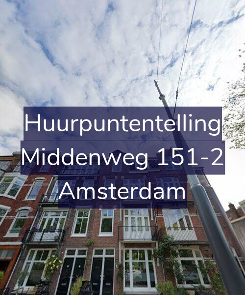 Foto gevel Huurpuntentelling voor Middenweg 151-2, Amsterdam