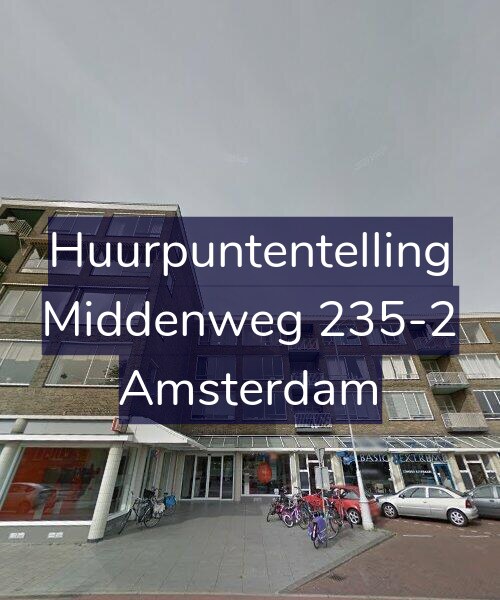 Foto gevel Huurpuntentelling voor Middenweg 235-2, Amsterdam