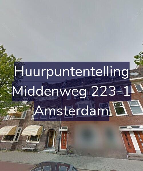 Foto gevel Huurpuntentelling voor Middenweg 223-1, Amsterdam