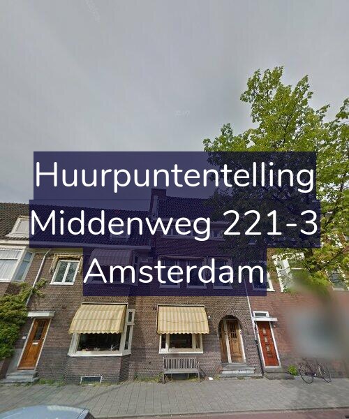 Foto gevel Huurpuntentelling voor Middenweg 221-3, Amsterdam