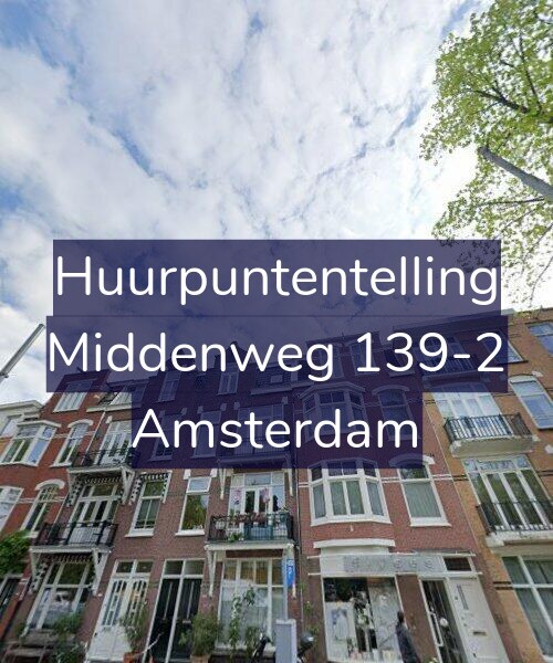 Foto gevel Huurpuntentelling voor Middenweg 139-2, Amsterdam