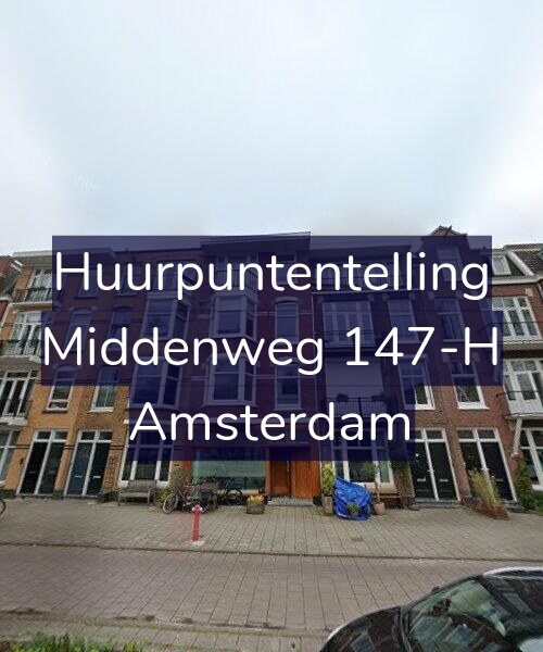 Foto gevel Huurpuntentelling voor Middenweg 147-H, Amsterdam