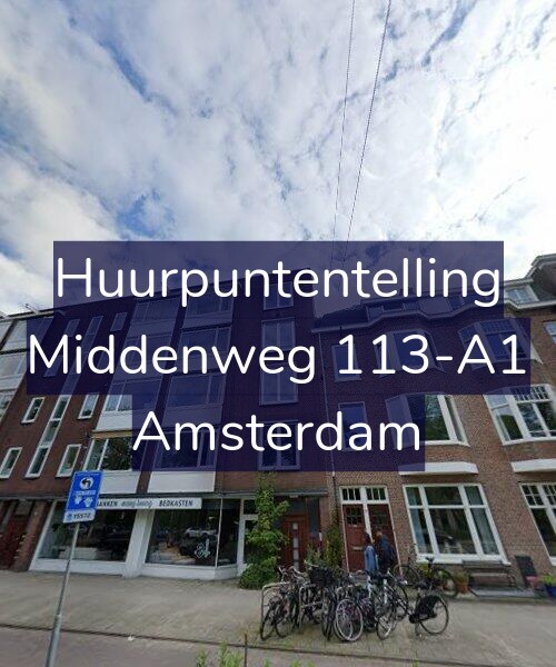 Foto gevel Huurpuntentelling voor Middenweg 113-A1, Amsterdam