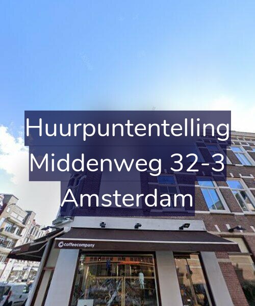 Foto gevel Huurpuntentelling voor Middenweg 32-3, Amsterdam