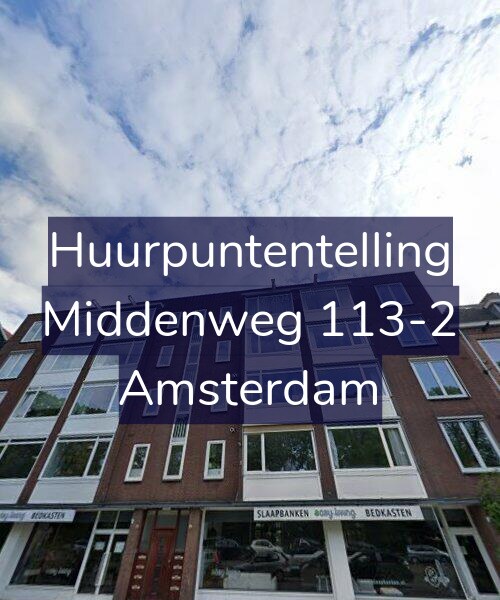 Foto gevel Huurpuntentelling voor Middenweg 113-2, Amsterdam