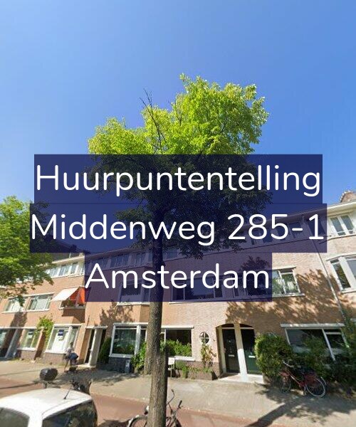 Foto gevel Huurpuntentelling voor Middenweg 285-1, Amsterdam