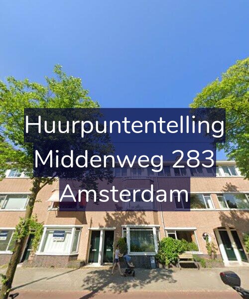 Foto gevel Huurpuntentelling voor Middenweg 283, Amsterdam