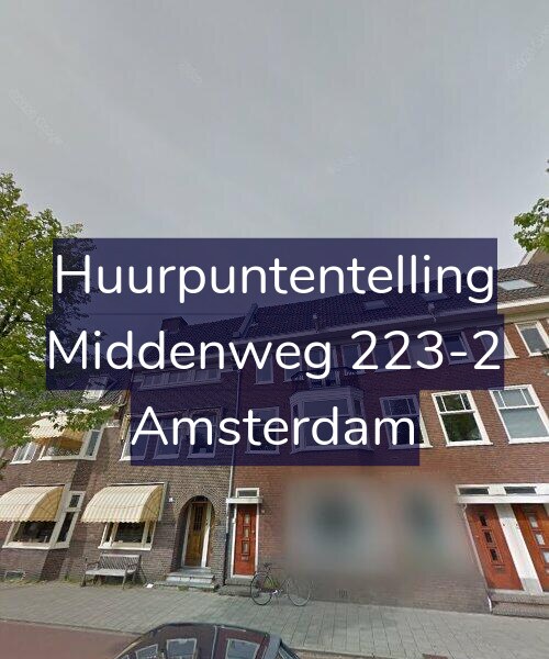 Foto gevel Huurpuntentelling voor Middenweg 223-2, Amsterdam