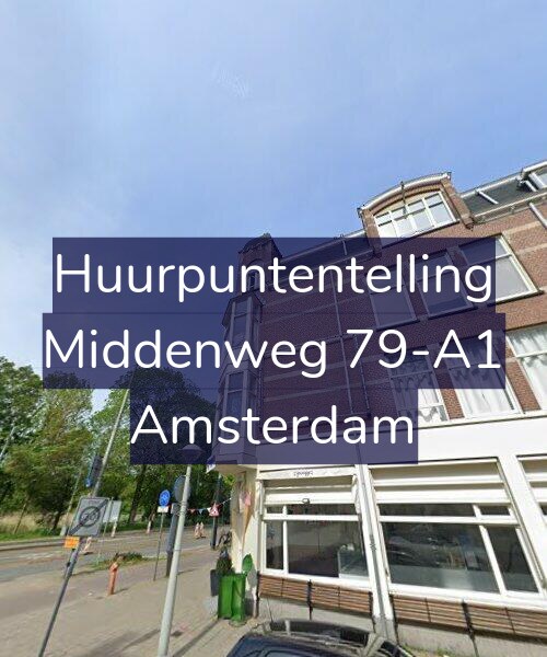 Foto gevel Huurpuntentelling voor Middenweg 79-A1, Amsterdam