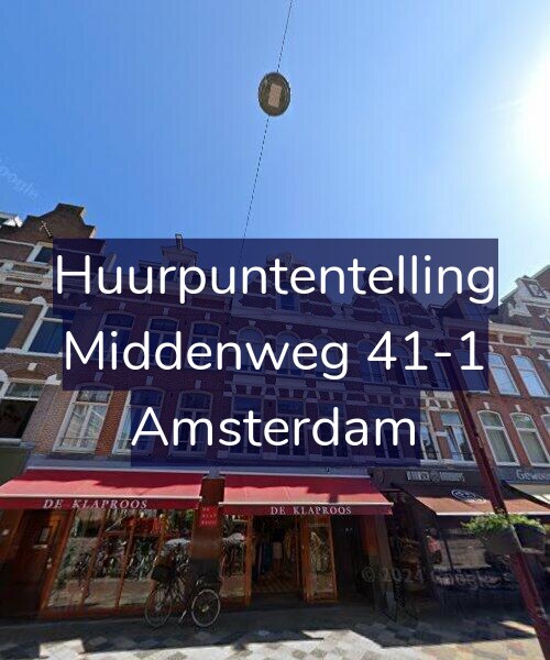 Foto gevel Huurpuntentelling voor Middenweg 41-1, Amsterdam