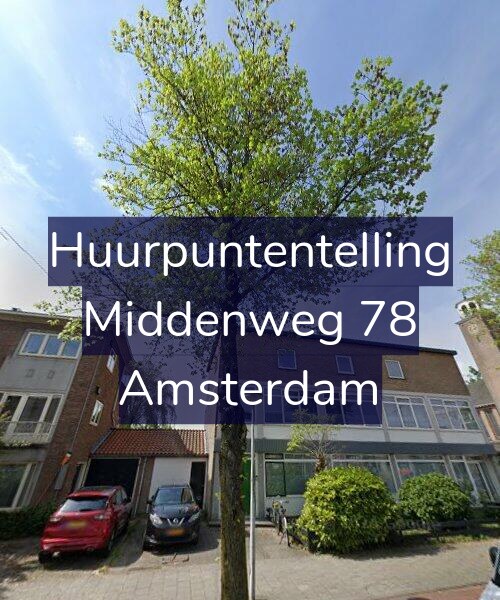 Foto gevel Huurpuntentelling voor Middenweg 78, Amsterdam