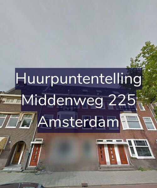 Foto gevel Huurpuntentelling voor Middenweg 225, Amsterdam