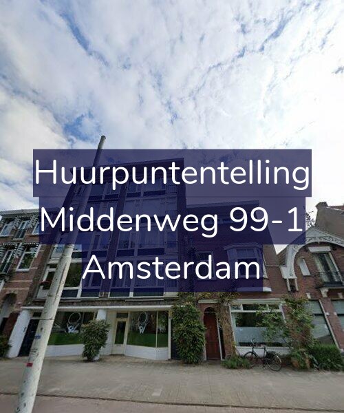 Foto gevel Huurpuntentelling voor Middenweg 99-1, Amsterdam