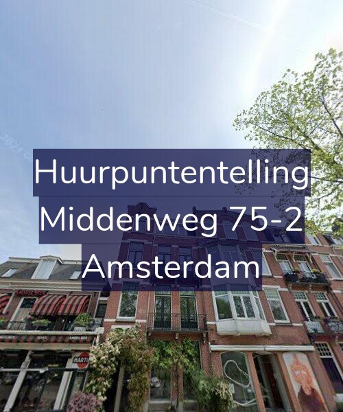 Foto gevel Huurpuntentelling voor Middenweg 75-2, Amsterdam
