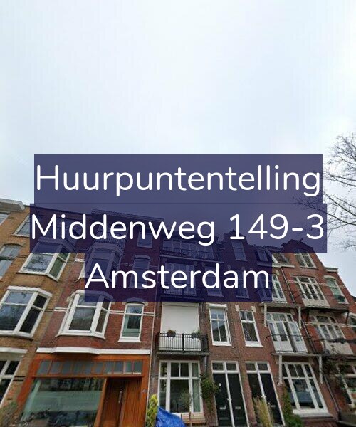 Foto gevel Huurpuntentelling voor Middenweg 149-3, Amsterdam