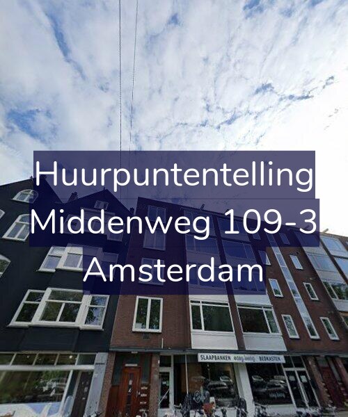 Foto gevel Huurpuntentelling voor Middenweg 109-3, Amsterdam