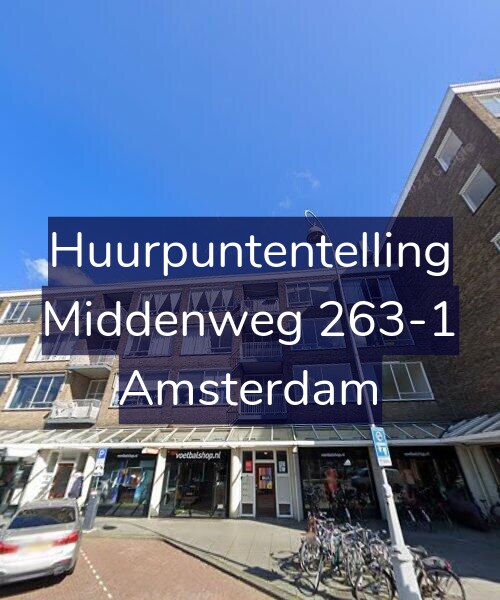 Foto gevel Huurpuntentelling voor Middenweg 263-1, Amsterdam