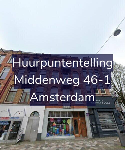 Foto gevel Huurpuntentelling voor Middenweg 46-1, Amsterdam