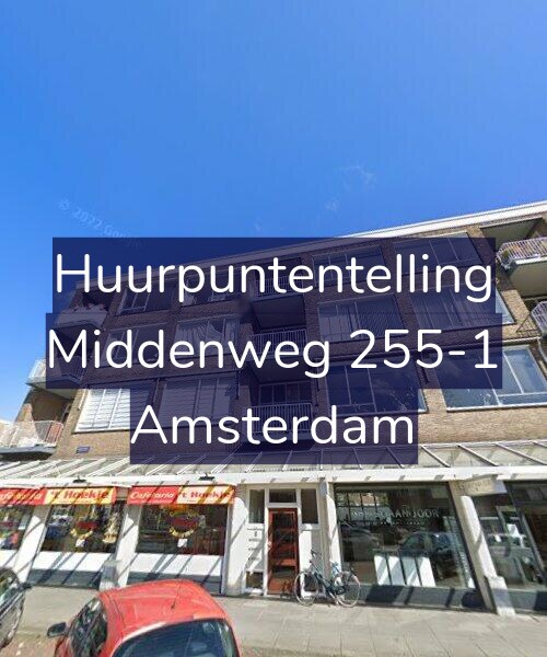 Foto gevel Huurpuntentelling voor Middenweg 255-1, Amsterdam