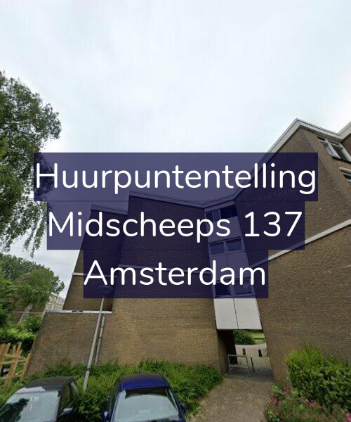 Foto gevel Huurpuntentelling voor Midscheeps 137, Amsterdam