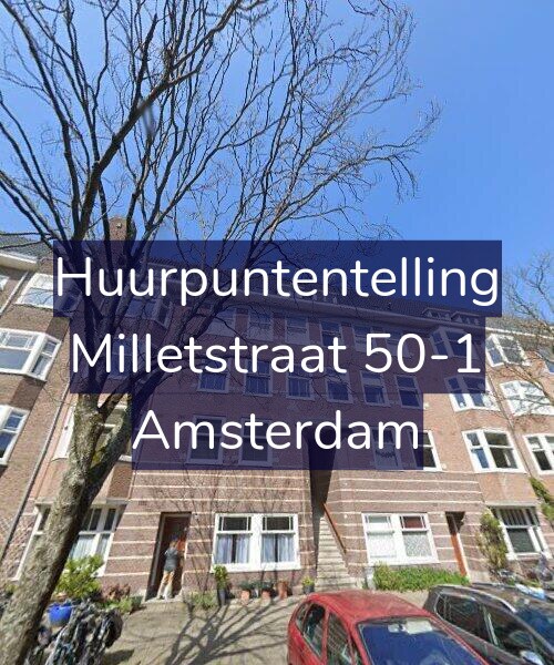 Foto gevel Huurpuntentelling voor Milletstraat 50-1, Amsterdam