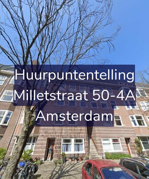 Foto gevel Huurpuntentelling voor Milletstraat 50-4A, Amsterdam
