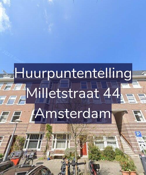 Foto gevel Huurpuntentelling voor Milletstraat 44, Amsterdam