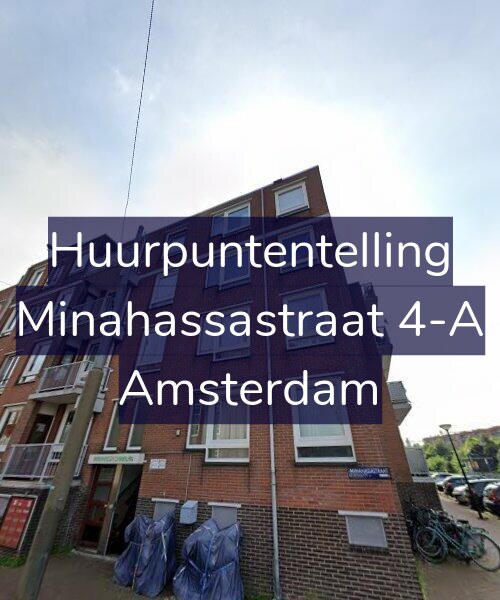 Foto gevel Huurpuntentelling voor Minahassastraat 4-A, Amsterdam