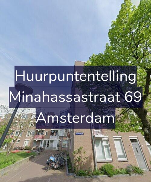 Foto gevel Huurpuntentelling voor Minahassastraat 69, Amsterdam
