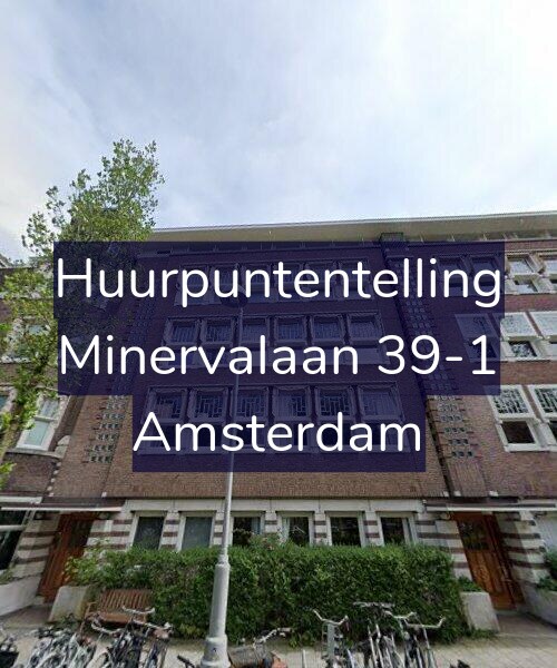 Foto gevel Huurpuntentelling voor Minervalaan 39-1, Amsterdam