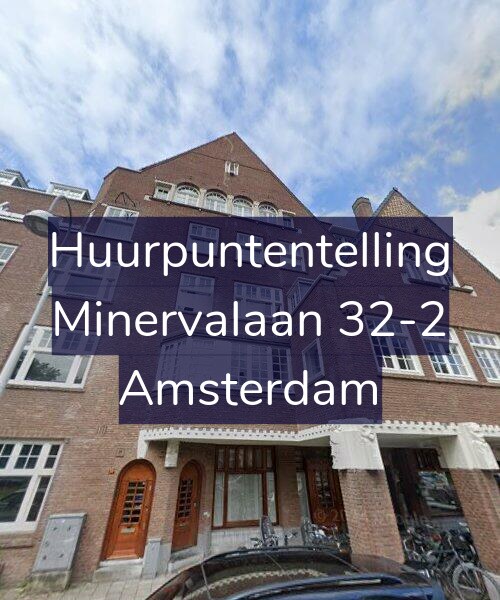 Foto gevel Huurpuntentelling voor Minervalaan 32-2, Amsterdam