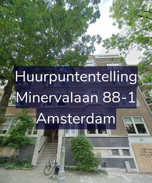 Foto gevel Huurpuntentelling voor Minervalaan 88-1, Amsterdam