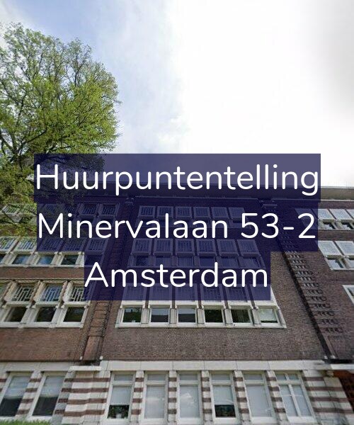 Foto gevel Huurpuntentelling voor Minervalaan 53-2, Amsterdam