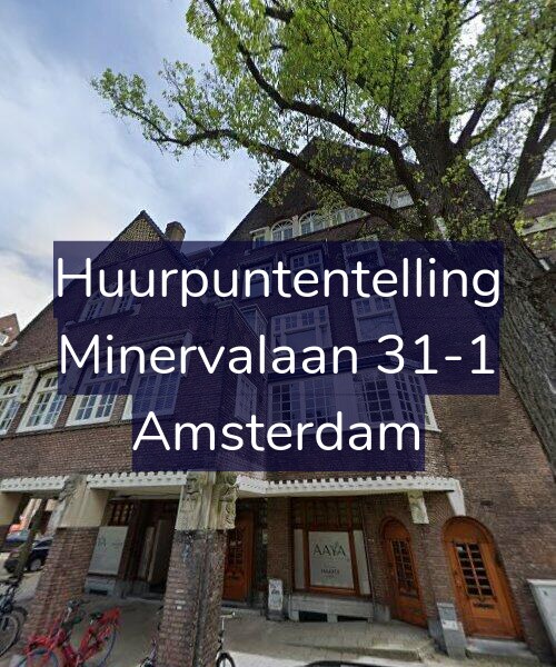 Foto gevel Huurpuntentelling voor Minervalaan 31-1, Amsterdam