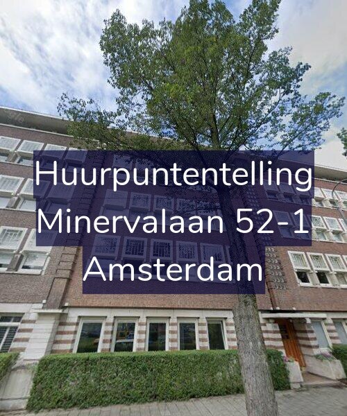 Foto gevel Huurpuntentelling voor Minervalaan 52-1, Amsterdam