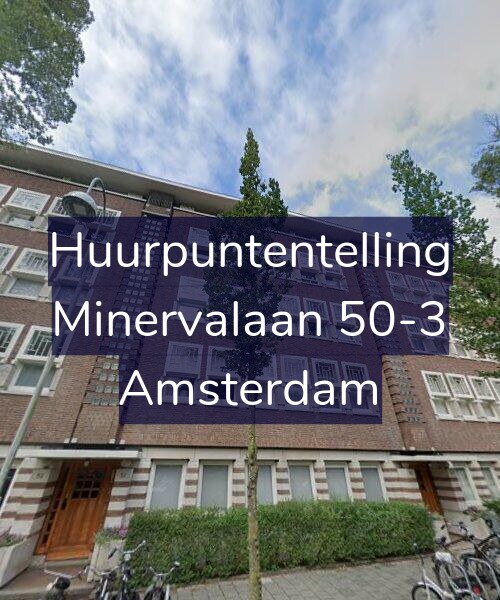 Foto gevel Huurpuntentelling voor Minervalaan 50-3, Amsterdam