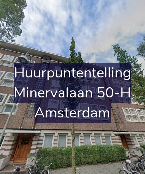 Foto gevel Huurpuntentelling voor Minervalaan 50-H, Amsterdam