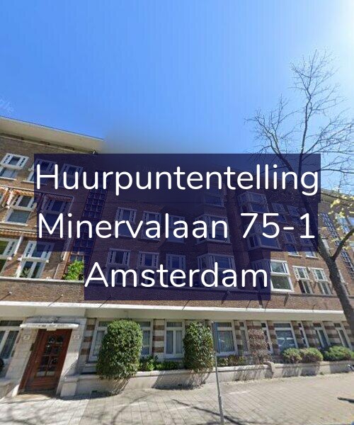 Foto gevel Huurpuntentelling voor Minervalaan 75-1, Amsterdam