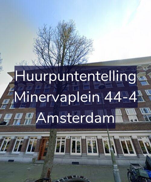 Foto gevel Huurpuntentelling voor Minervaplein 44-4, Amsterdam