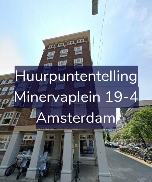 Foto gevel Huurpuntentelling voor Minervaplein 19-4, Amsterdam