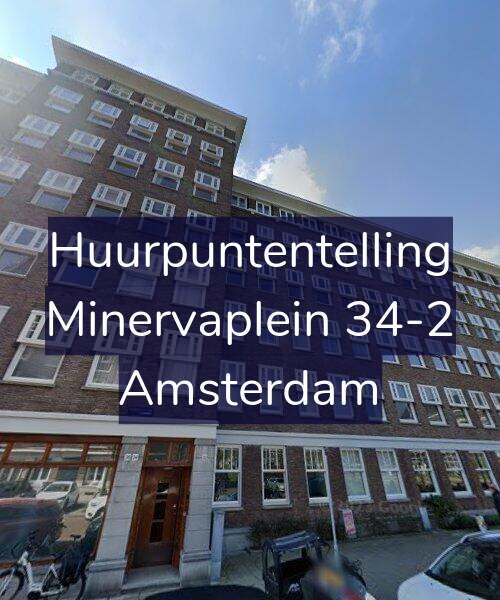 Foto gevel Huurpuntentelling voor Minervaplein 34-2, Amsterdam