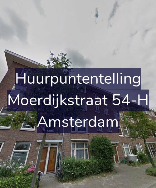 Foto gevel Huurpuntentelling voor Moerdijkstraat 54-H, Amsterdam