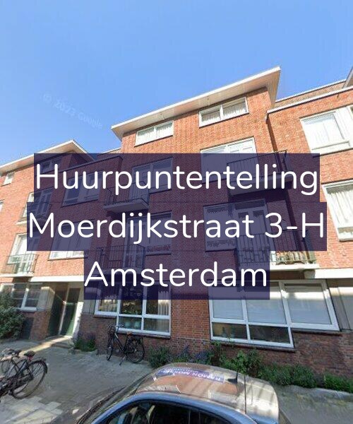 Foto gevel Huurpuntentelling voor Moerdijkstraat 3-H, Amsterdam