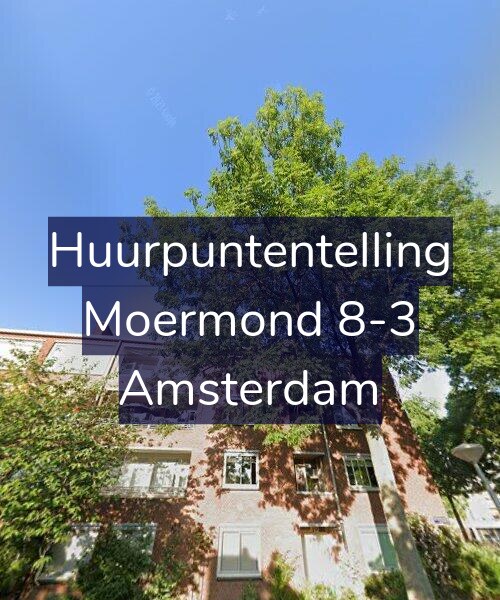 Foto gevel Huurpuntentelling voor Moermond 8-3, Amsterdam
