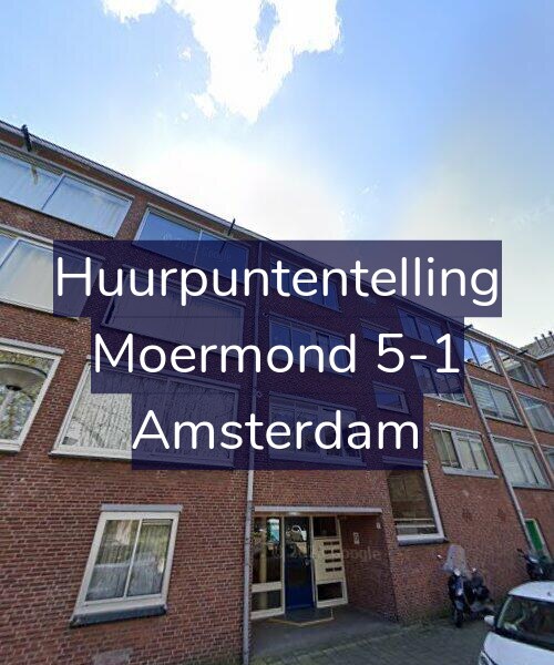 Foto gevel Huurpuntentelling voor Moermond 5-1, Amsterdam