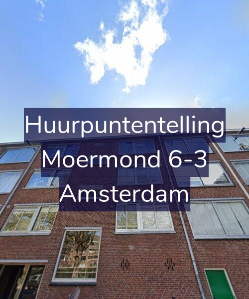 Foto gevel Huurpuntentelling voor Moermond 6-3, Amsterdam