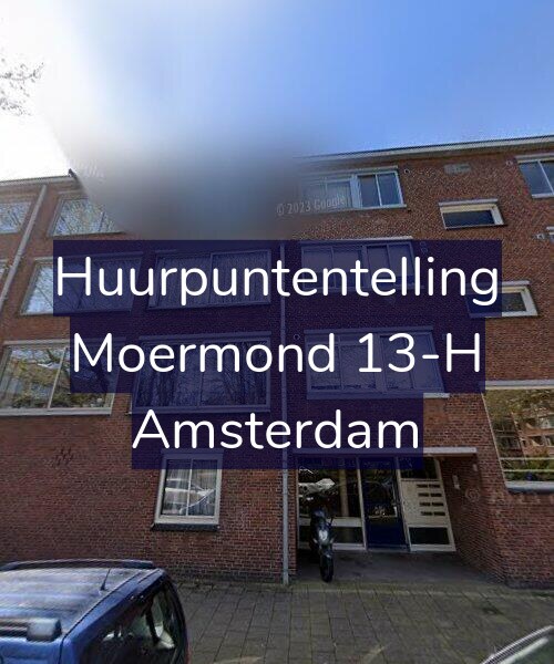 Foto gevel Huurpuntentelling voor Moermond 13-H, Amsterdam