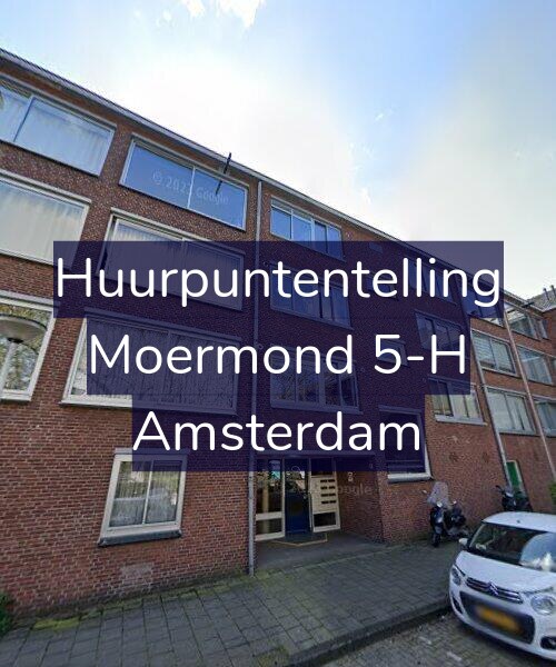 Foto gevel Huurpuntentelling voor Moermond 5-H, Amsterdam